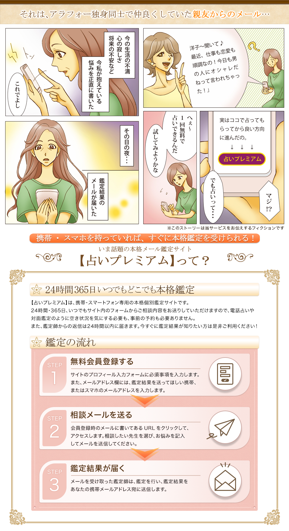 それは、アラフォー独身同士で仲良くしていた親友からのメール…